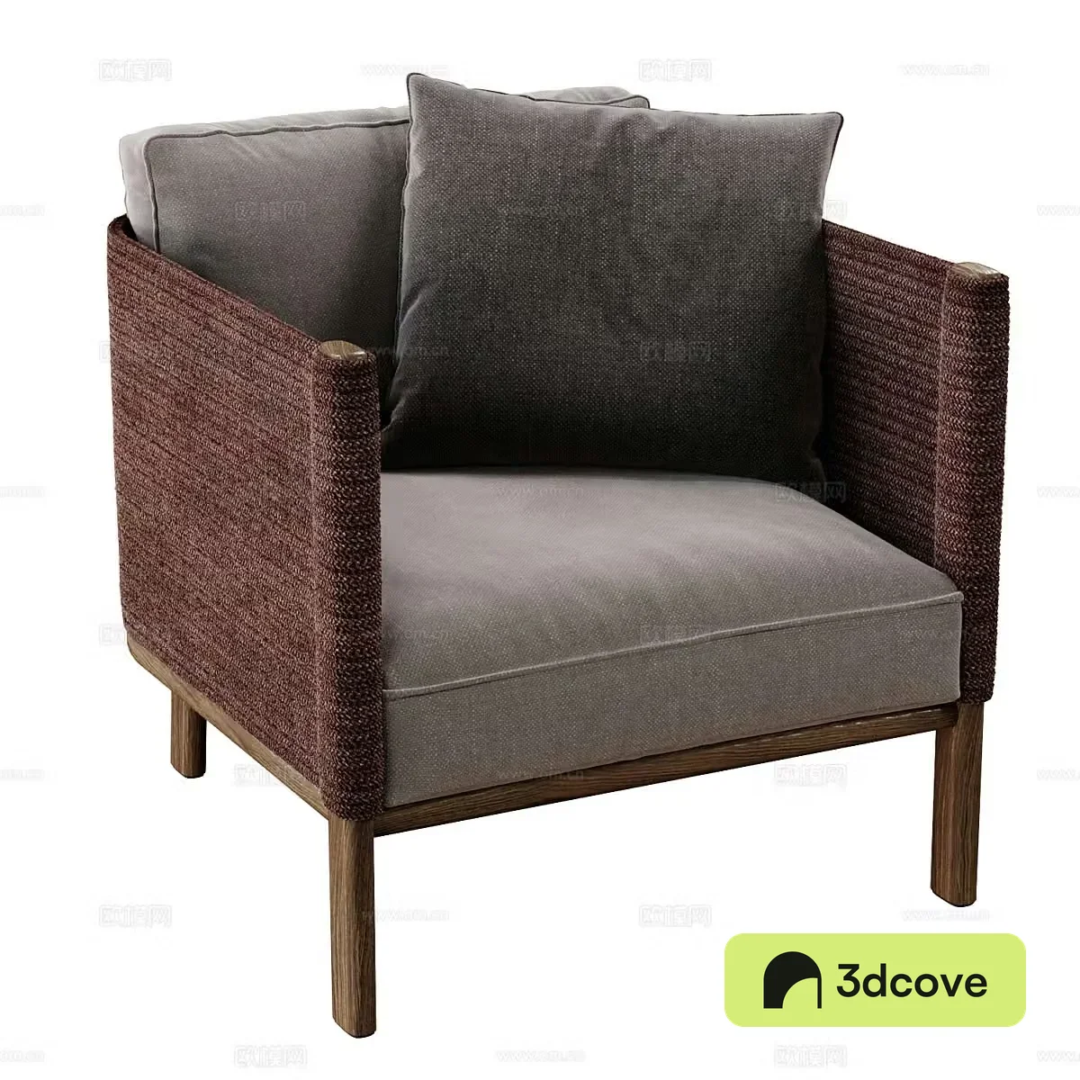 New Chinese -style casual chair armchair