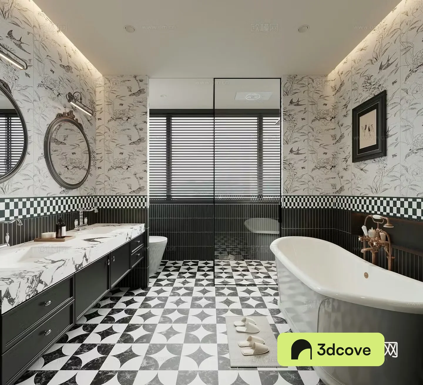 French bathroom cabinet toilet
