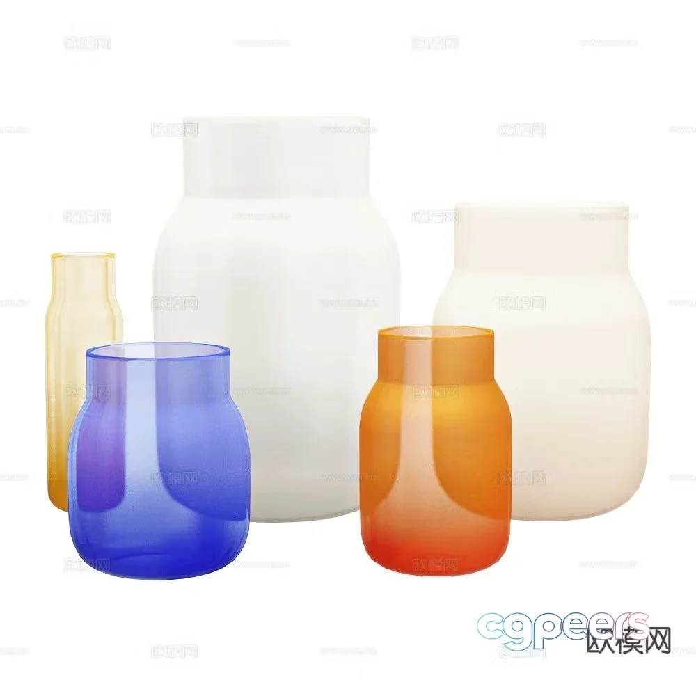 DECHEM vase utensils ornaments 3d model
