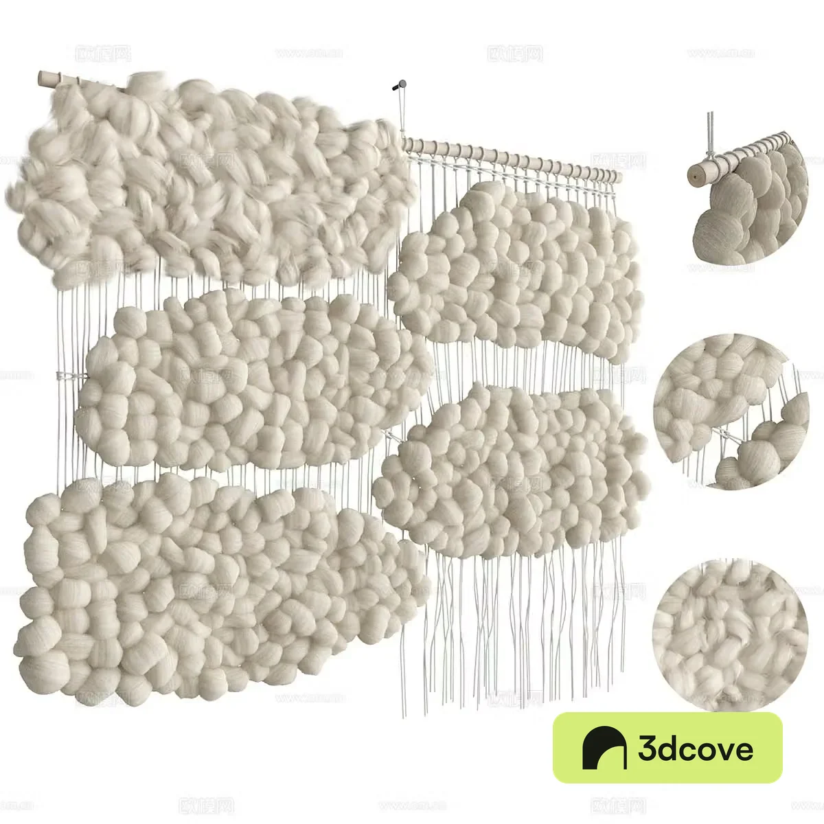 Wasabi Helen Loom Tapestry 3D Model
