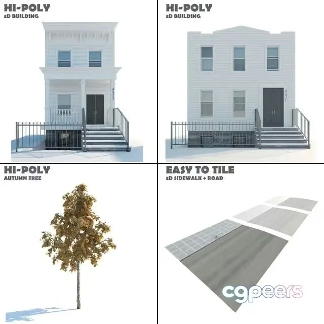 3ds Max Free – Urban Environment Set