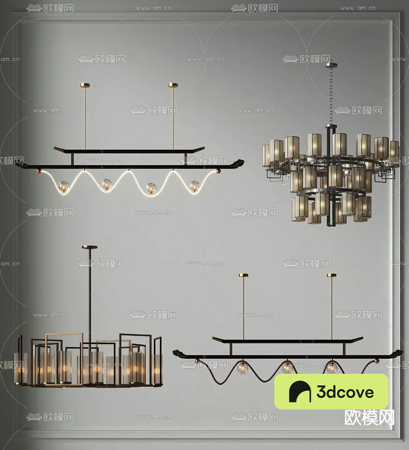New Chinese style chandelier hall chandelier