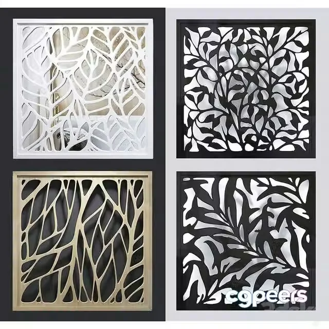 3ds Max Free – Set of decorative panels_01