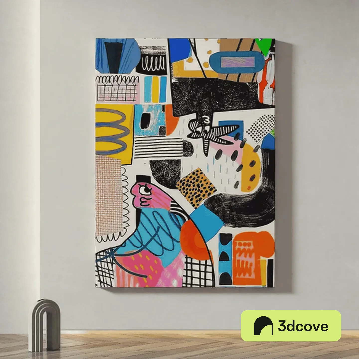 A Colorful Abstract Painting