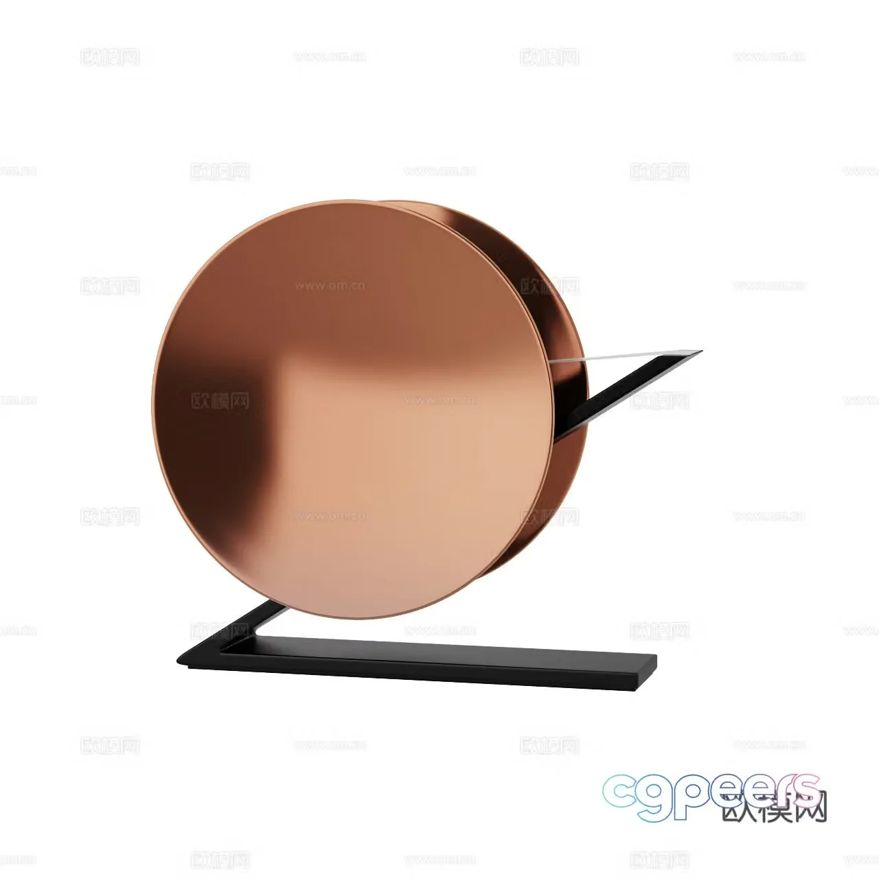 Cantili modern decorations ornaments artwork metal decorations 3d model