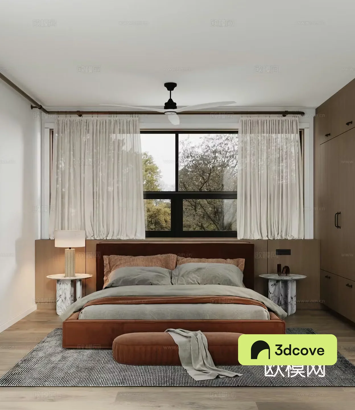 Modern bedroom