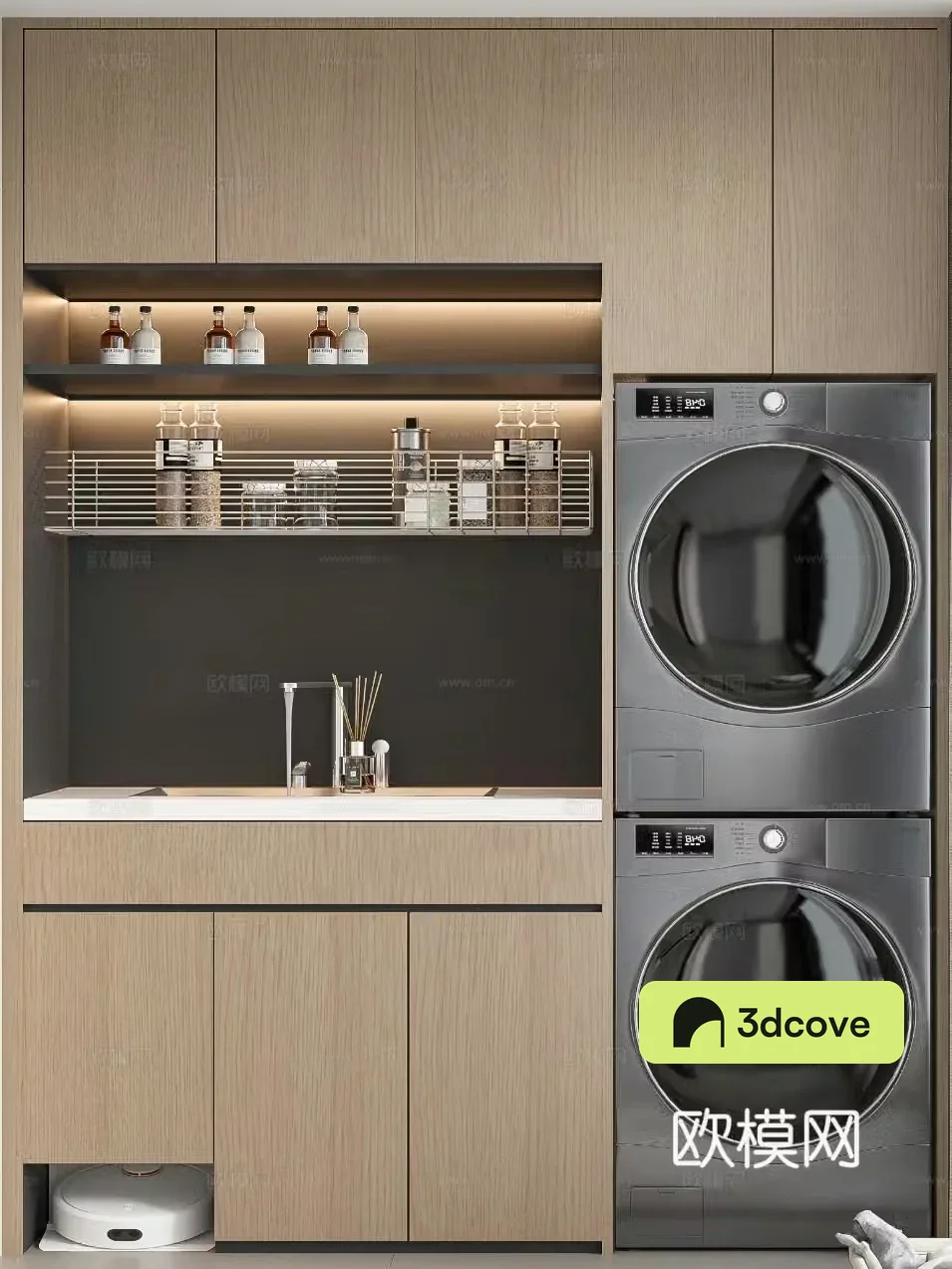 Modern balcony cabinet