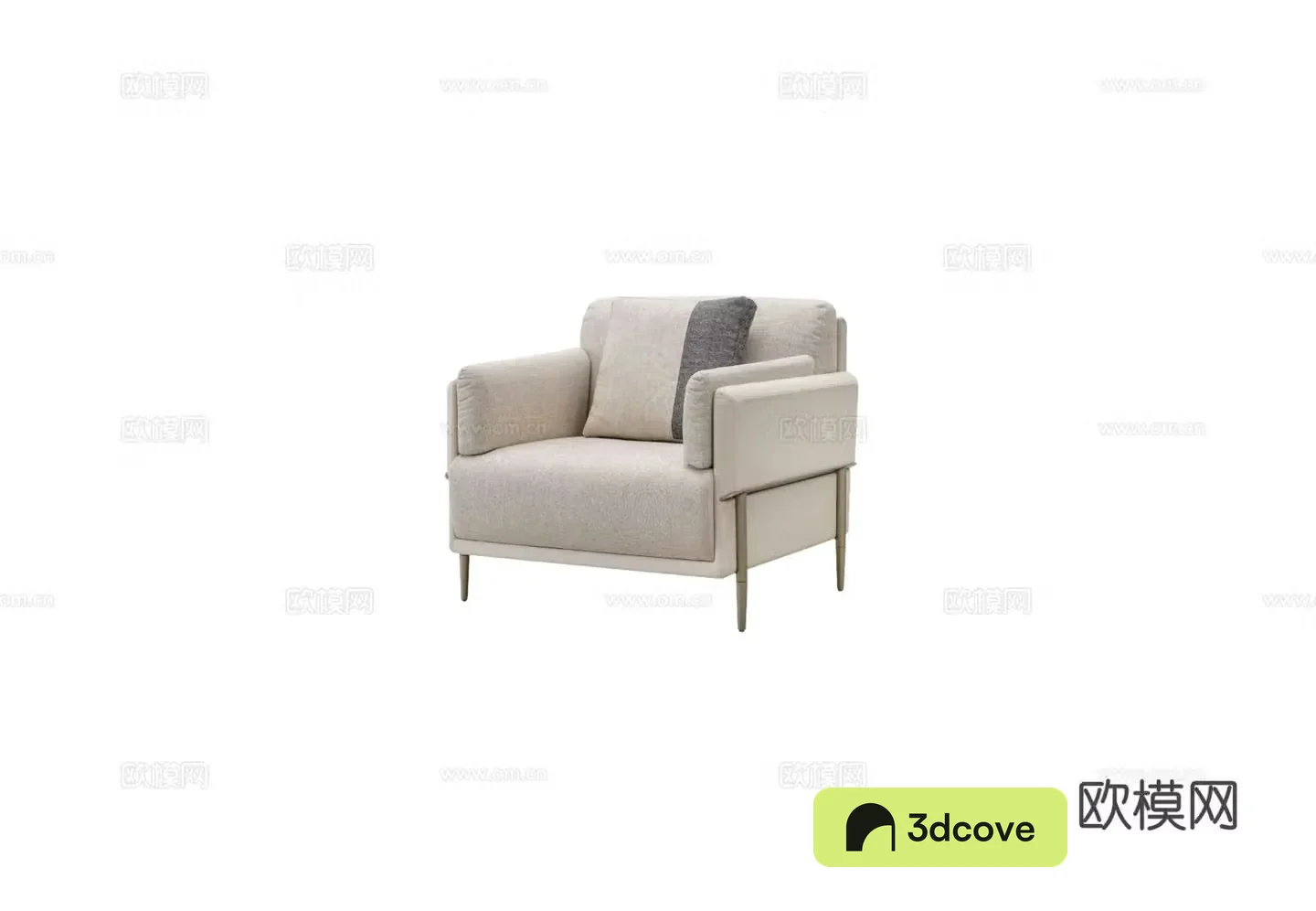 TURRI ZERO single sofa