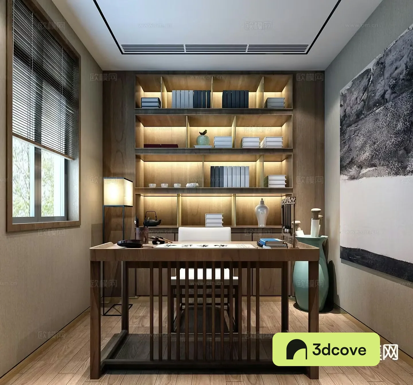 New Chinese style study