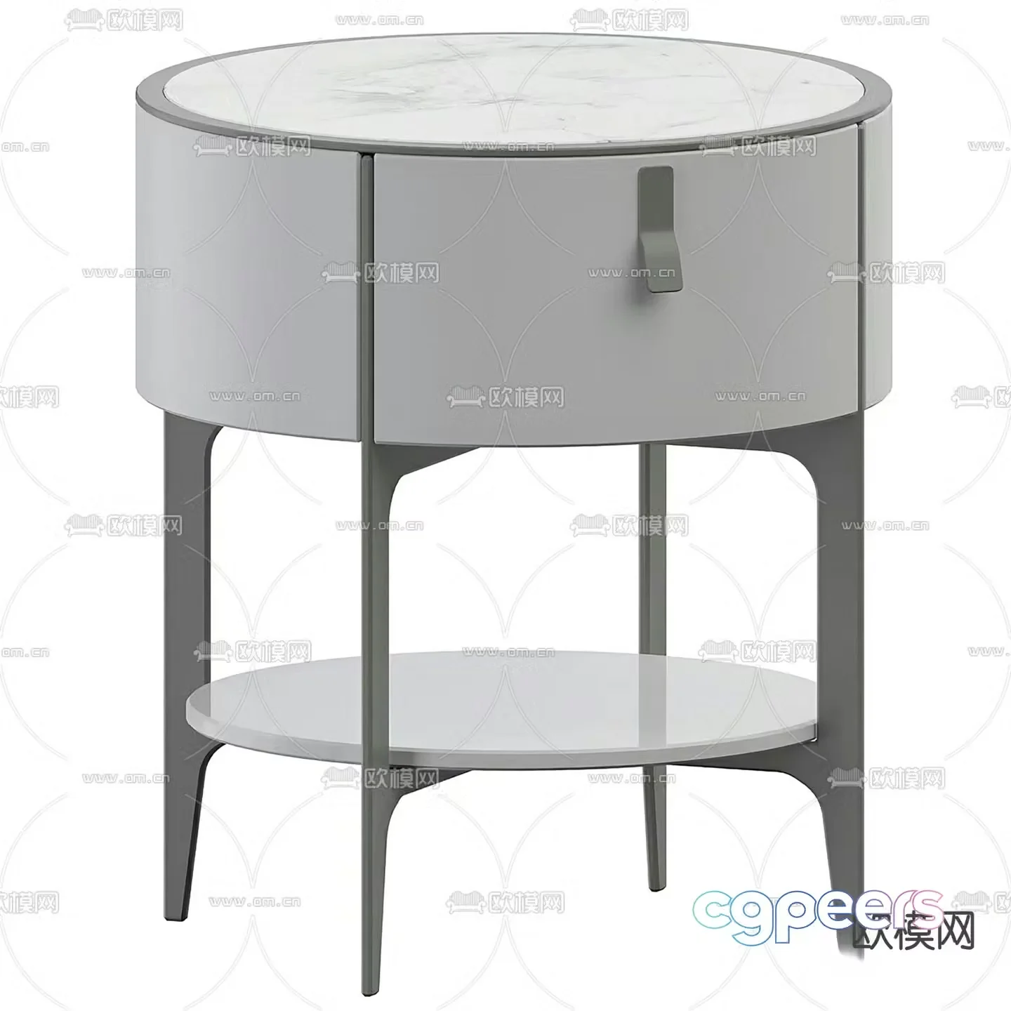 Roob bedside table 3d model