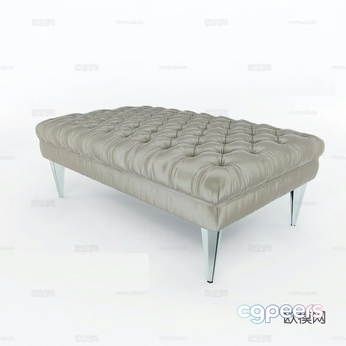 Fendi Cleopatra Footstool 3d Model