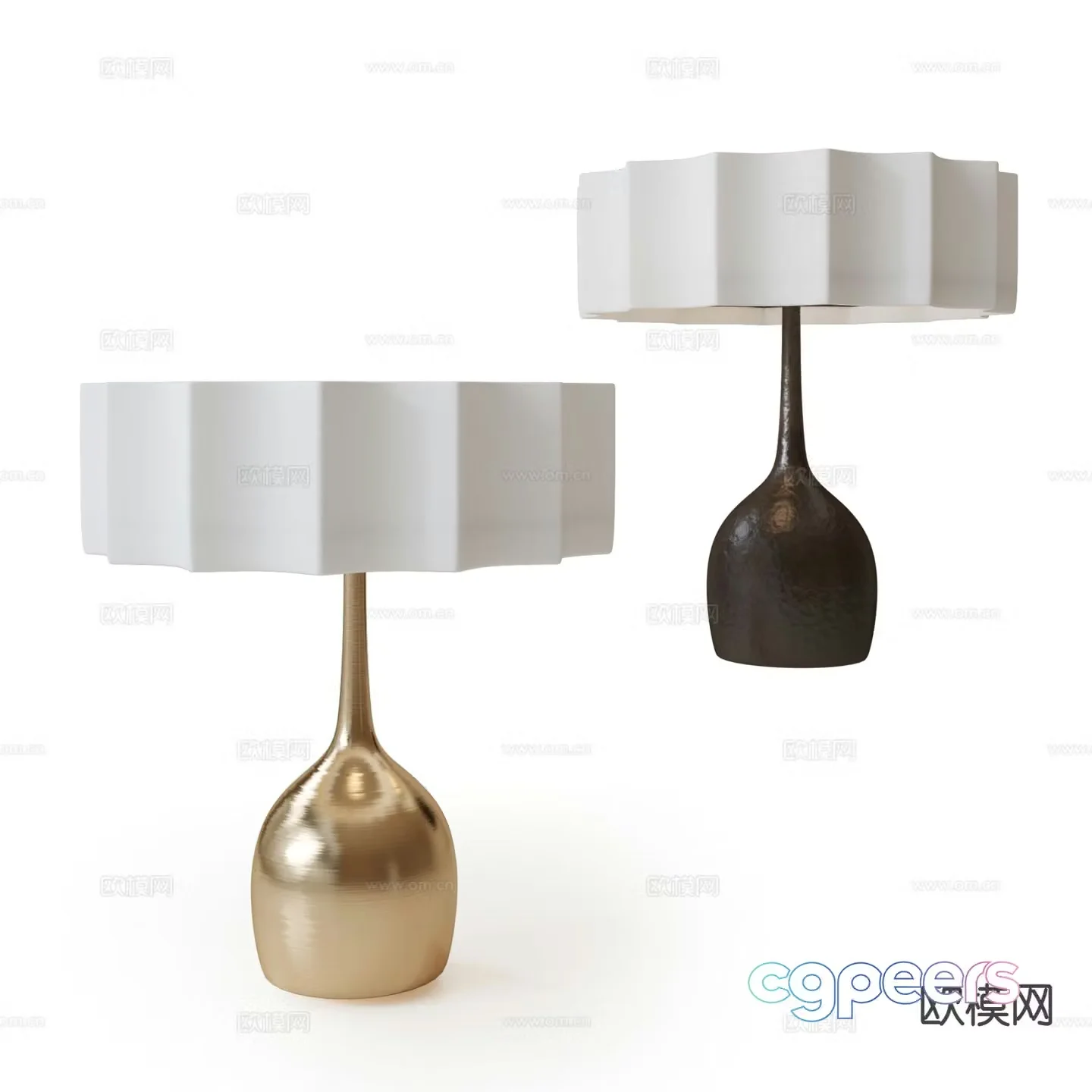 Viotti desk lamp 3d model
