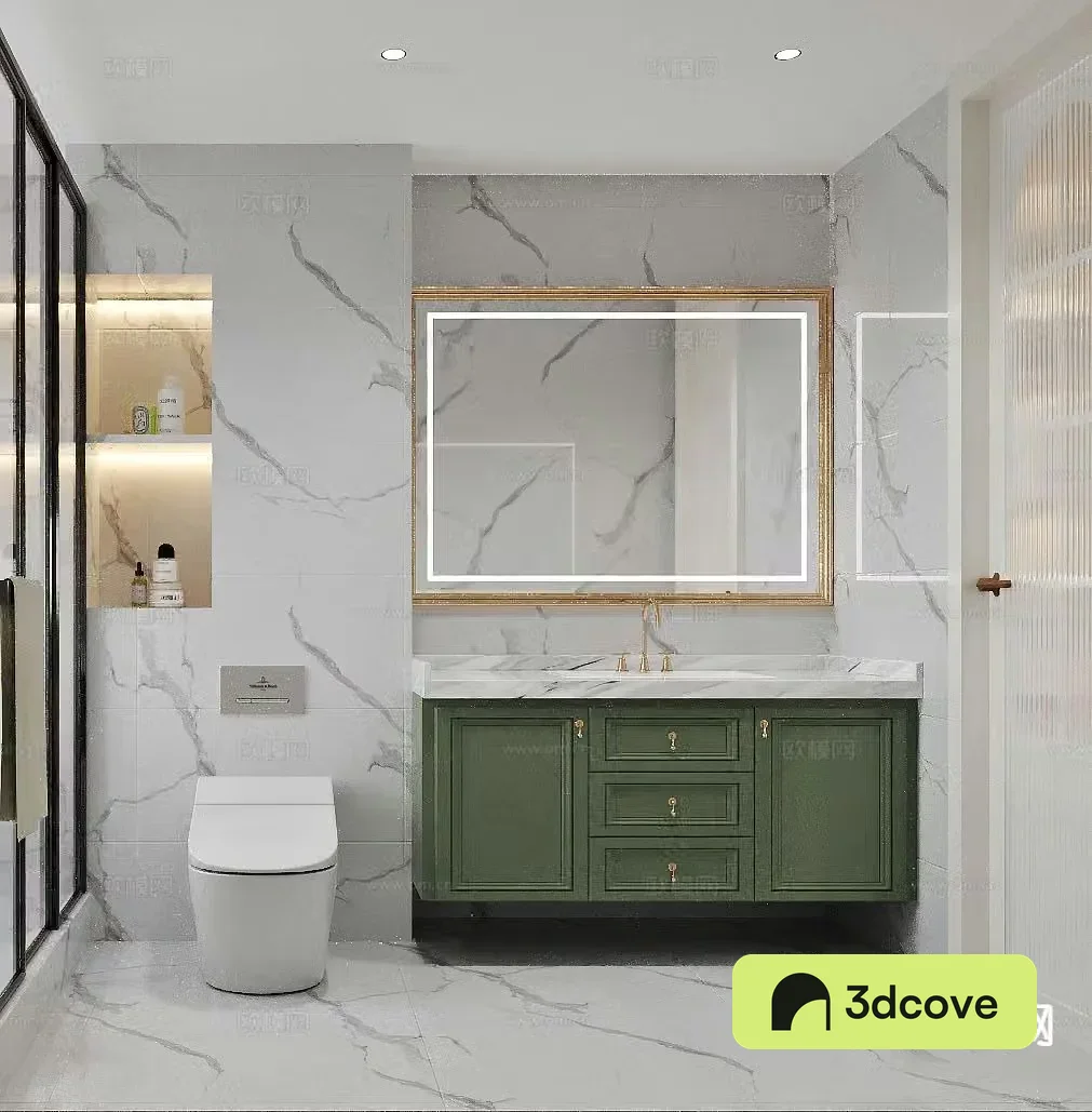 American style bathroom toilet