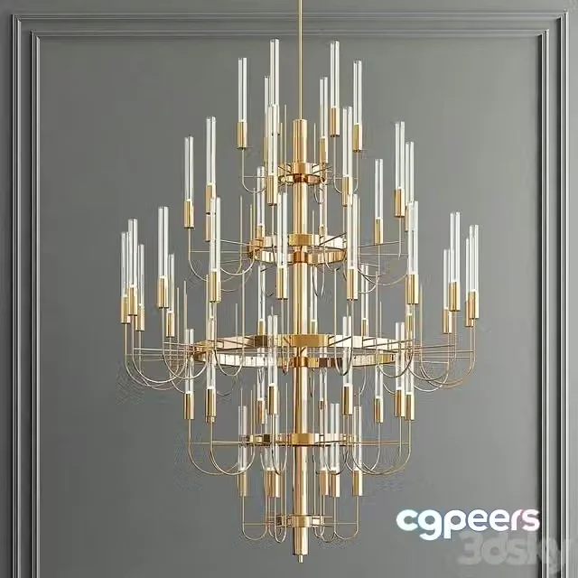 3ds Max Free – Gala Suspension Chandelier_2