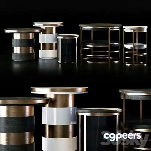 3ds Max Free – Oasis Eros, Orio, Medea End Tables
