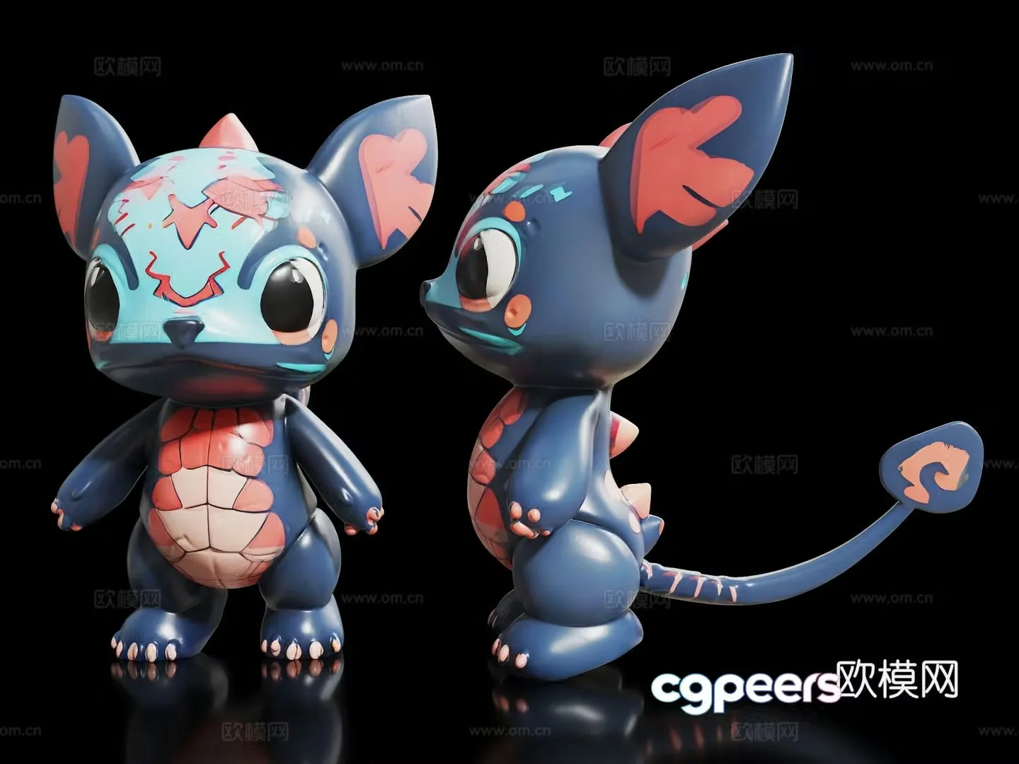 Nailong figure Nailong ornaments Pocket monster toys Doll Johnny Pokemon Pokemon 3D Model