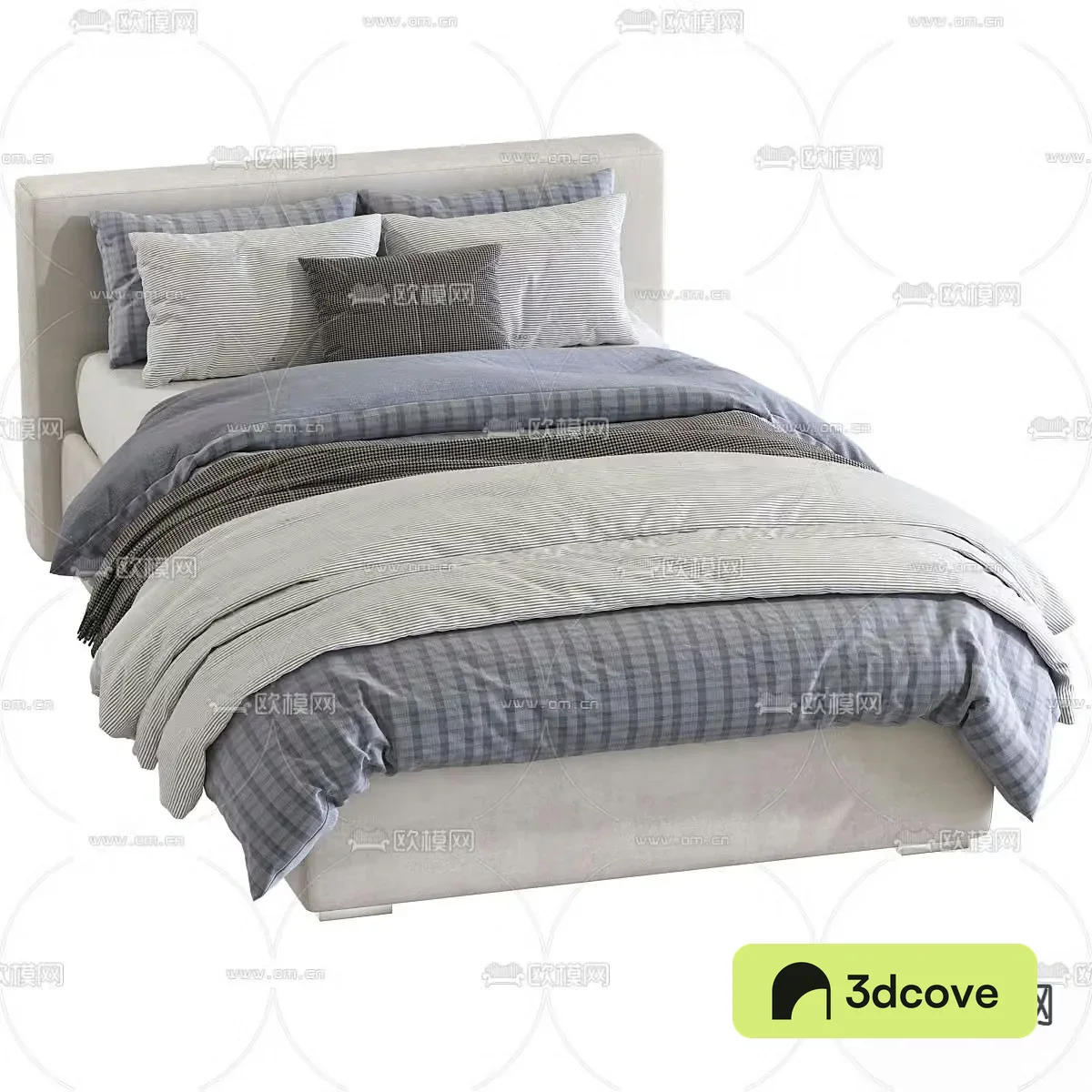 Modern double bed