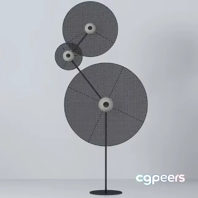 3ds Max Free – Artic Floor Lamp from AROMAS