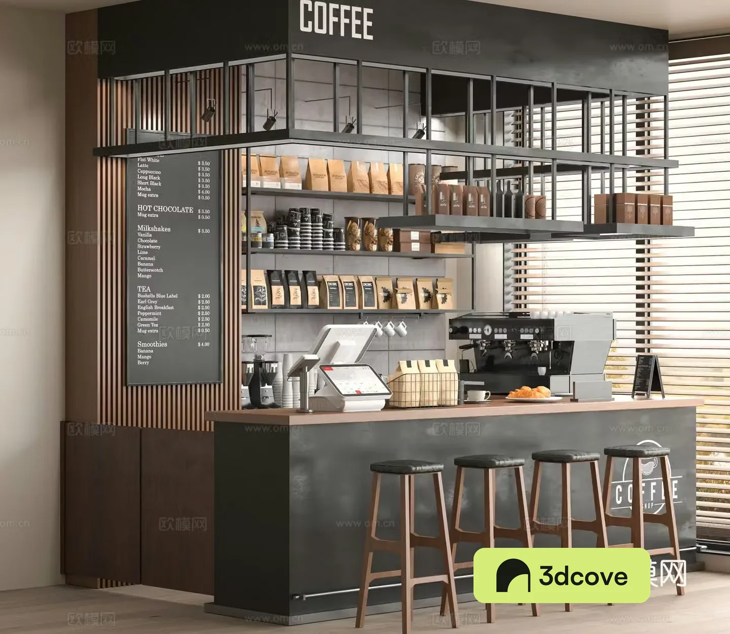 Modern cafe