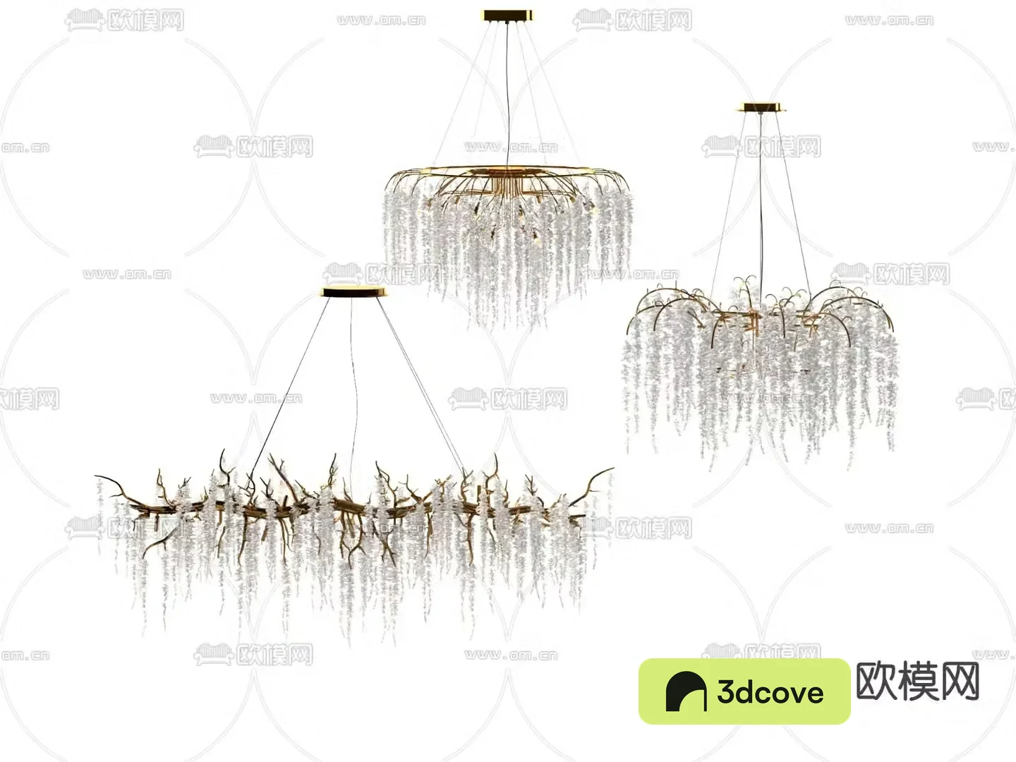 Light luxury chandelier crystal chandelier