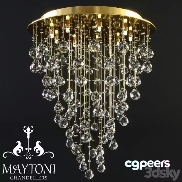 3ds Max Free – Maytoni Modern Rockfall MOD207-55-G