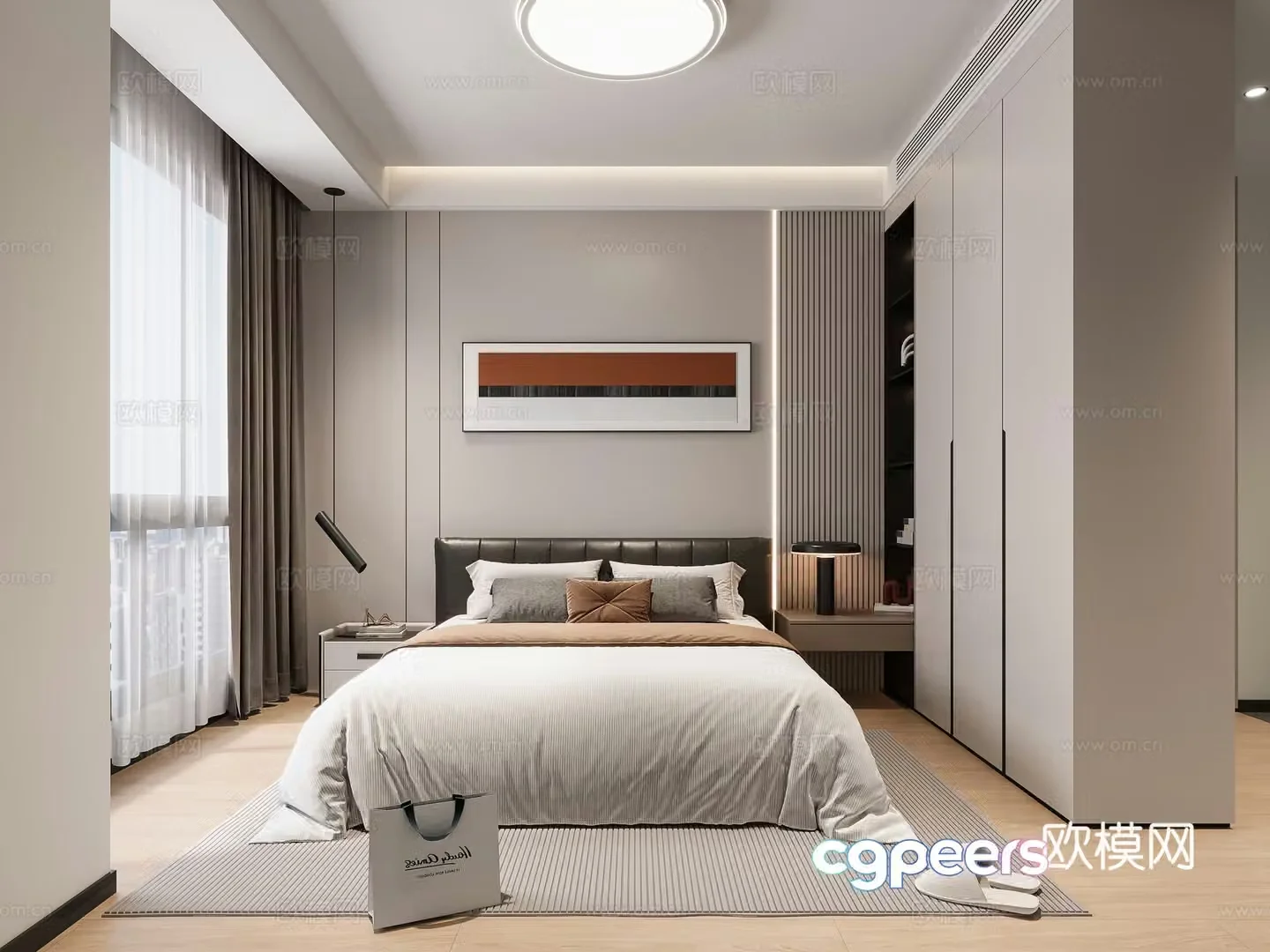 Living and dining room 3d model