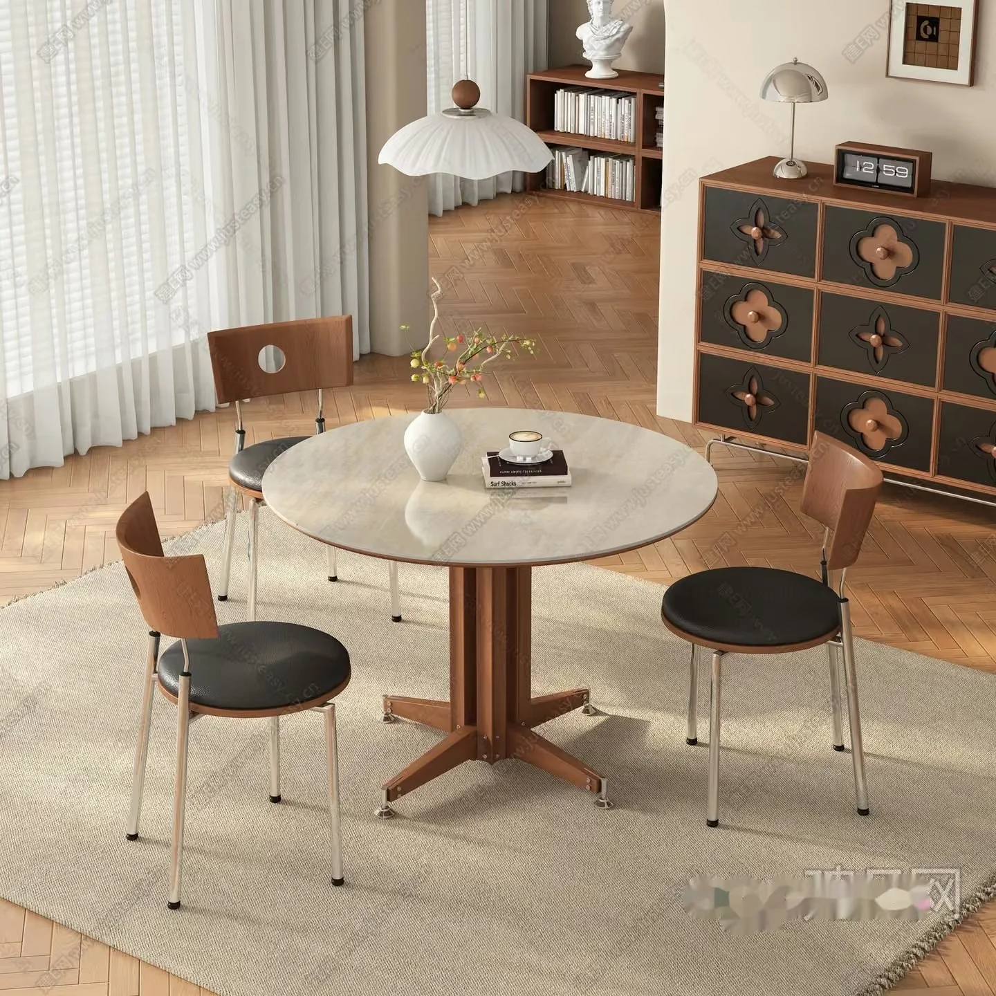 Modern Living Room 3D Model – 7739 – VRAY Render