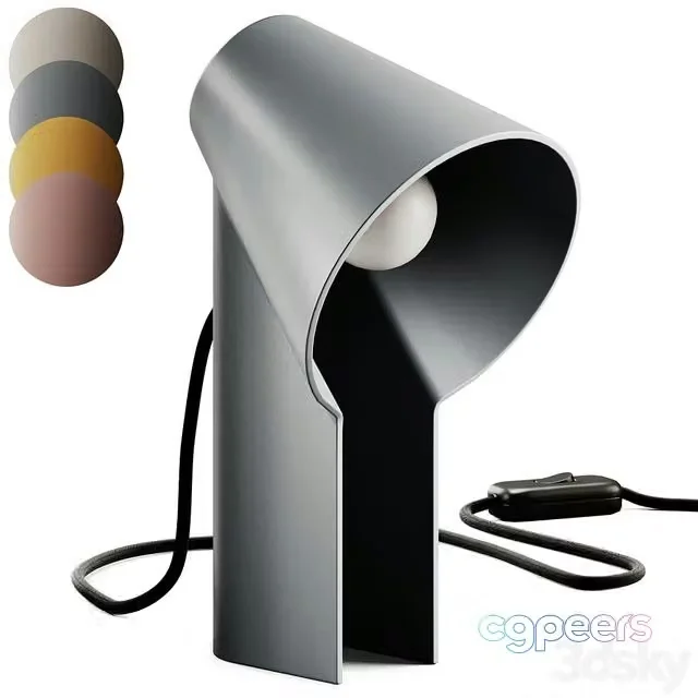 3ds Max Free – Woud Study Table Lamp