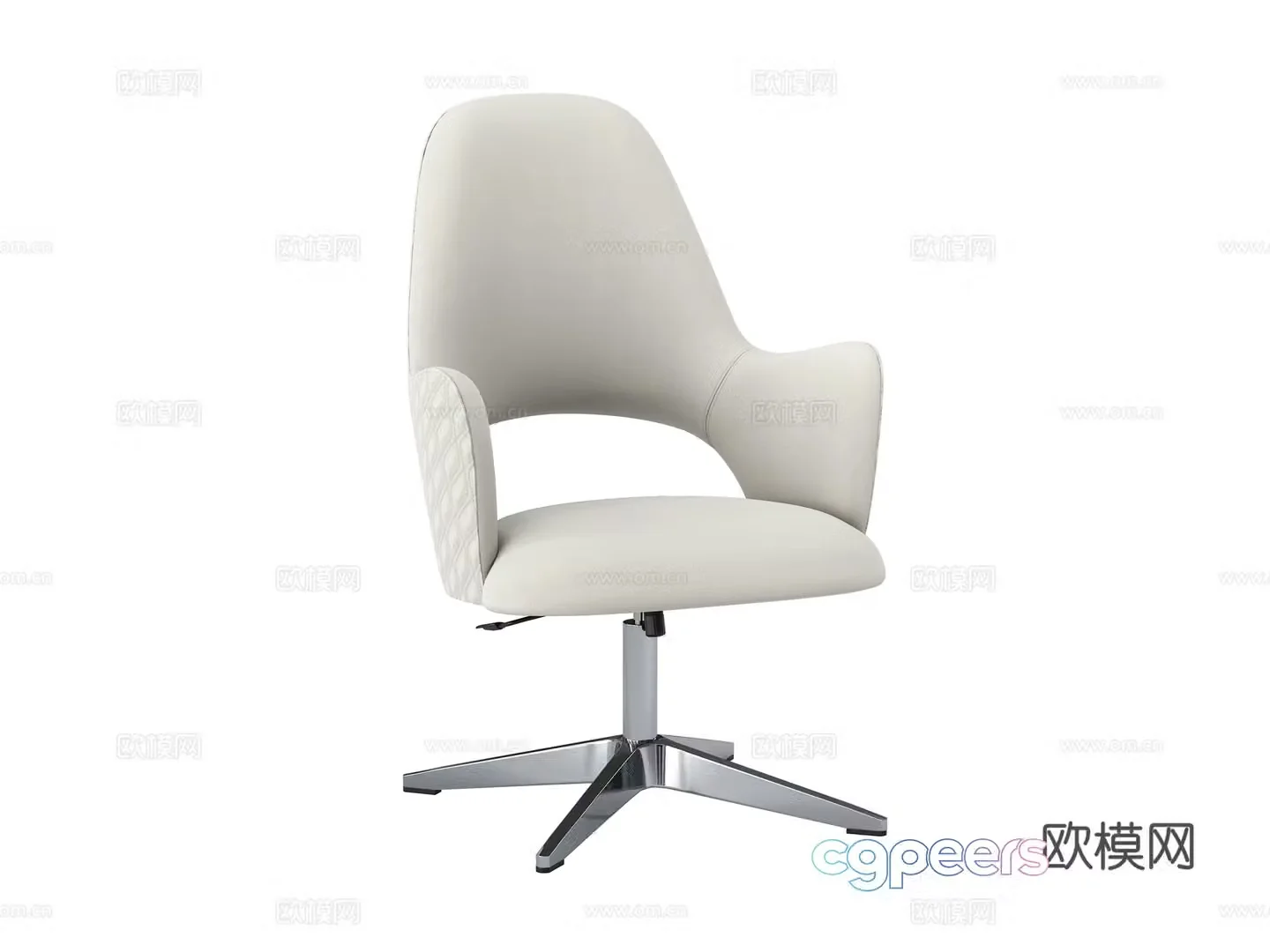 Office chair front chair staff chair 3D model