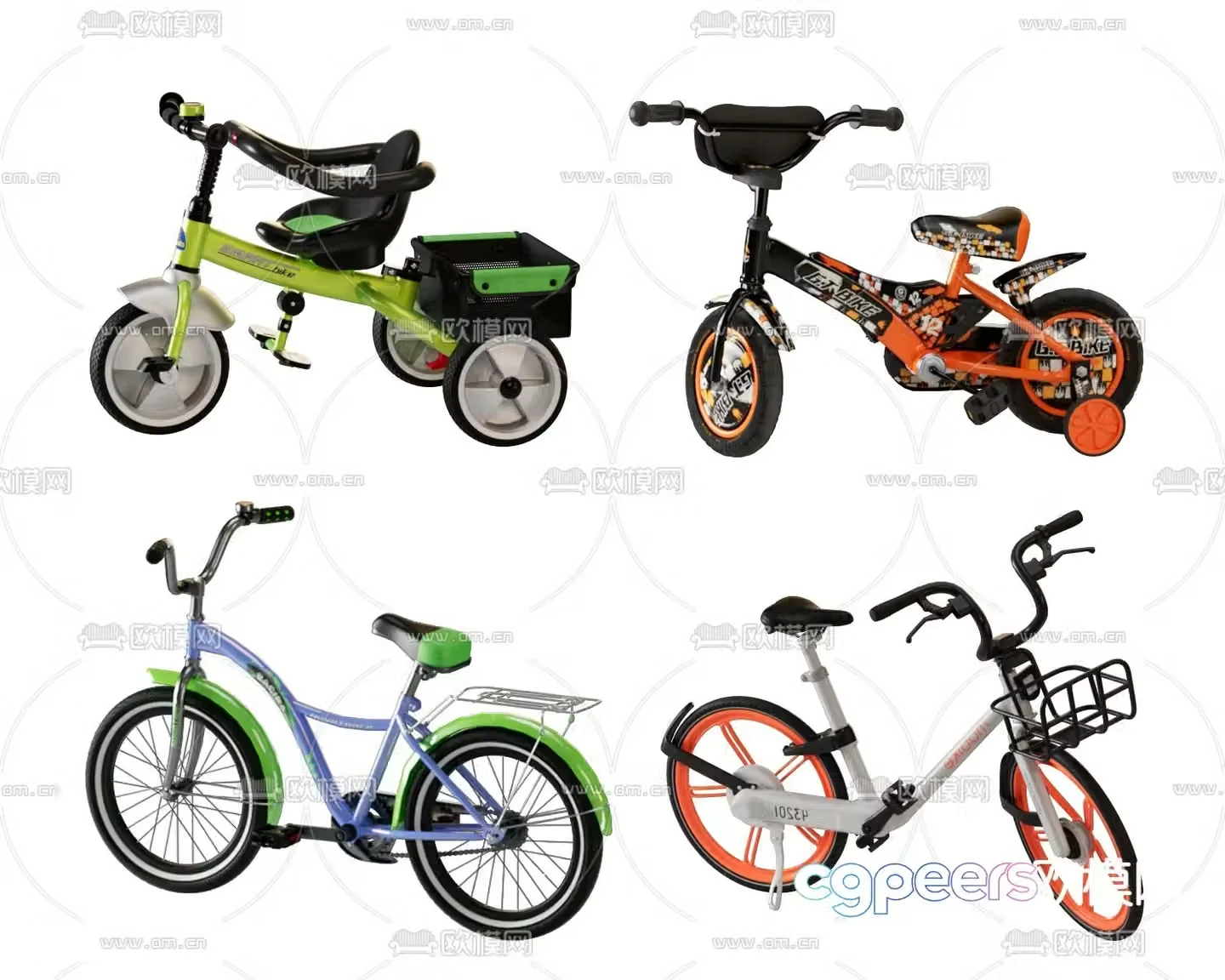 Children’s bicycle bicycle 3d model