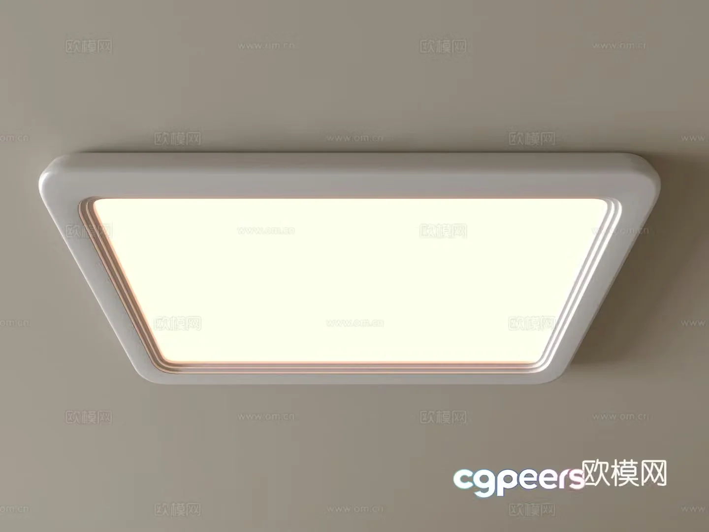 Modern ceiling lamp Geometric ceiling lamp Bedroom lamp Artistic shaped lamp Fashion living room lamp 3D model