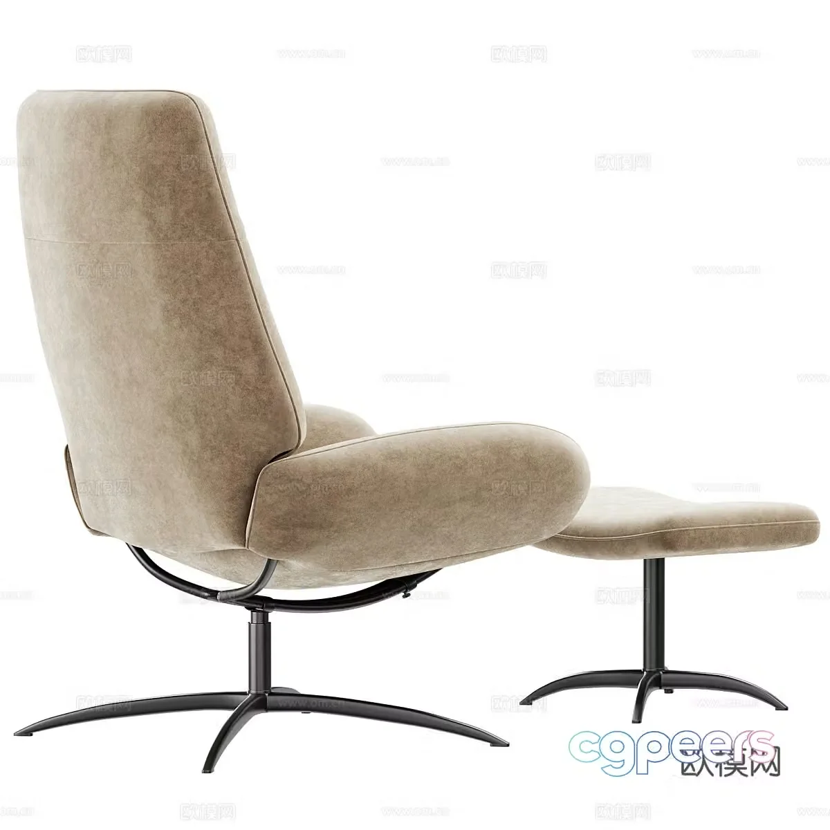 Single chair 3d model