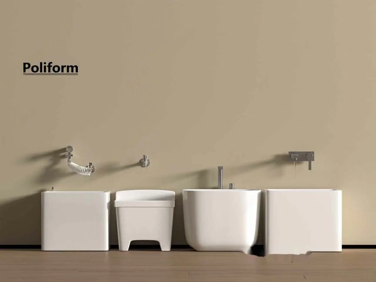 Modern Bathroom Fixtures 3D Model – 4373 – VRAY Render