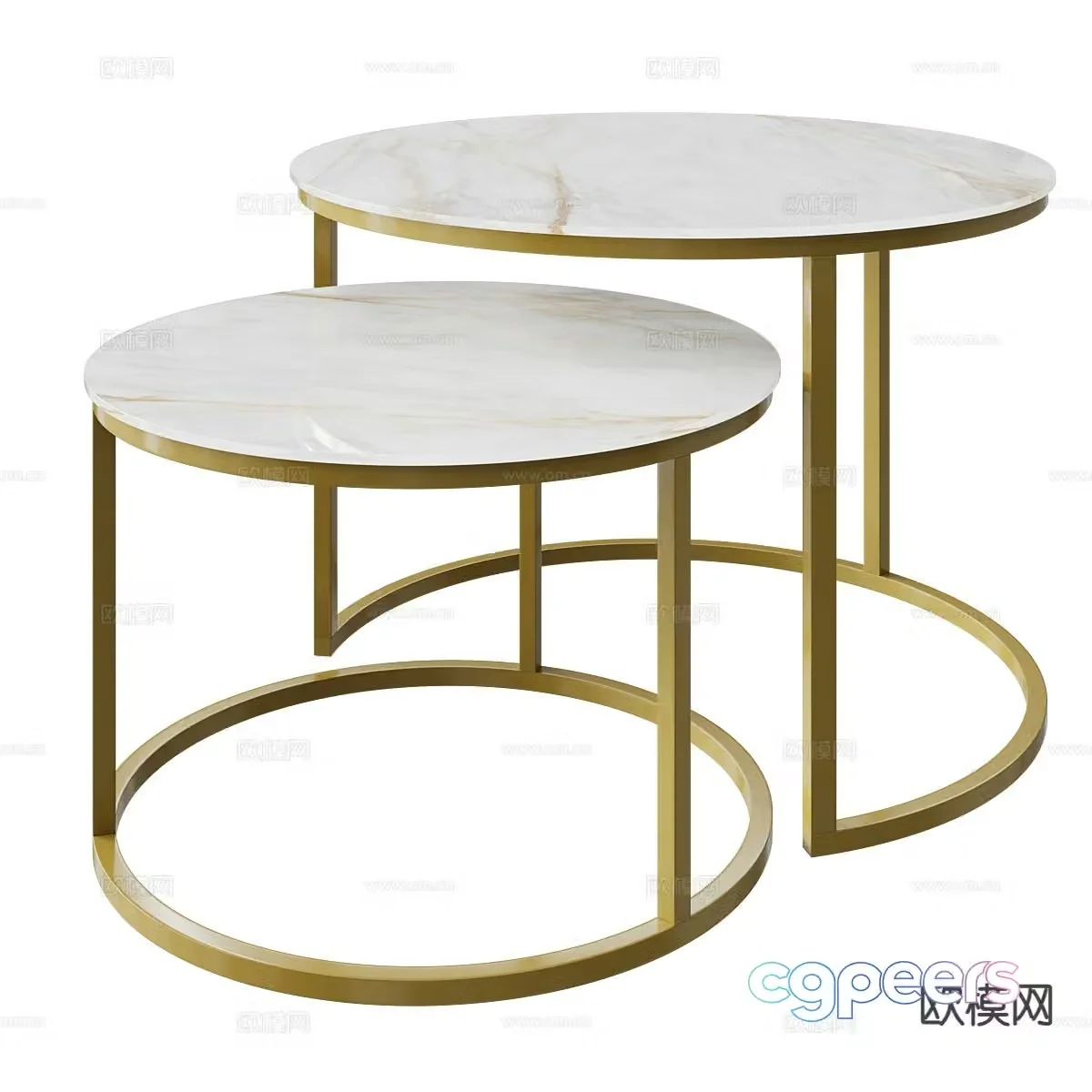 Light luxury coffee table mother-in-law coffee table 3d model