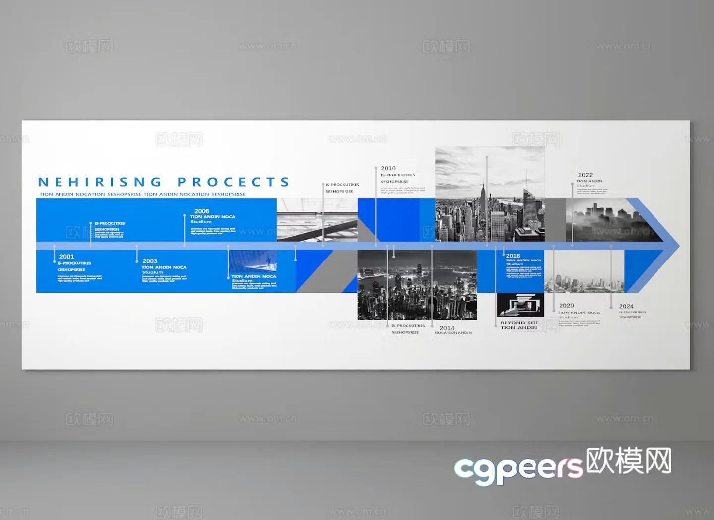 Cultural wall 3d model