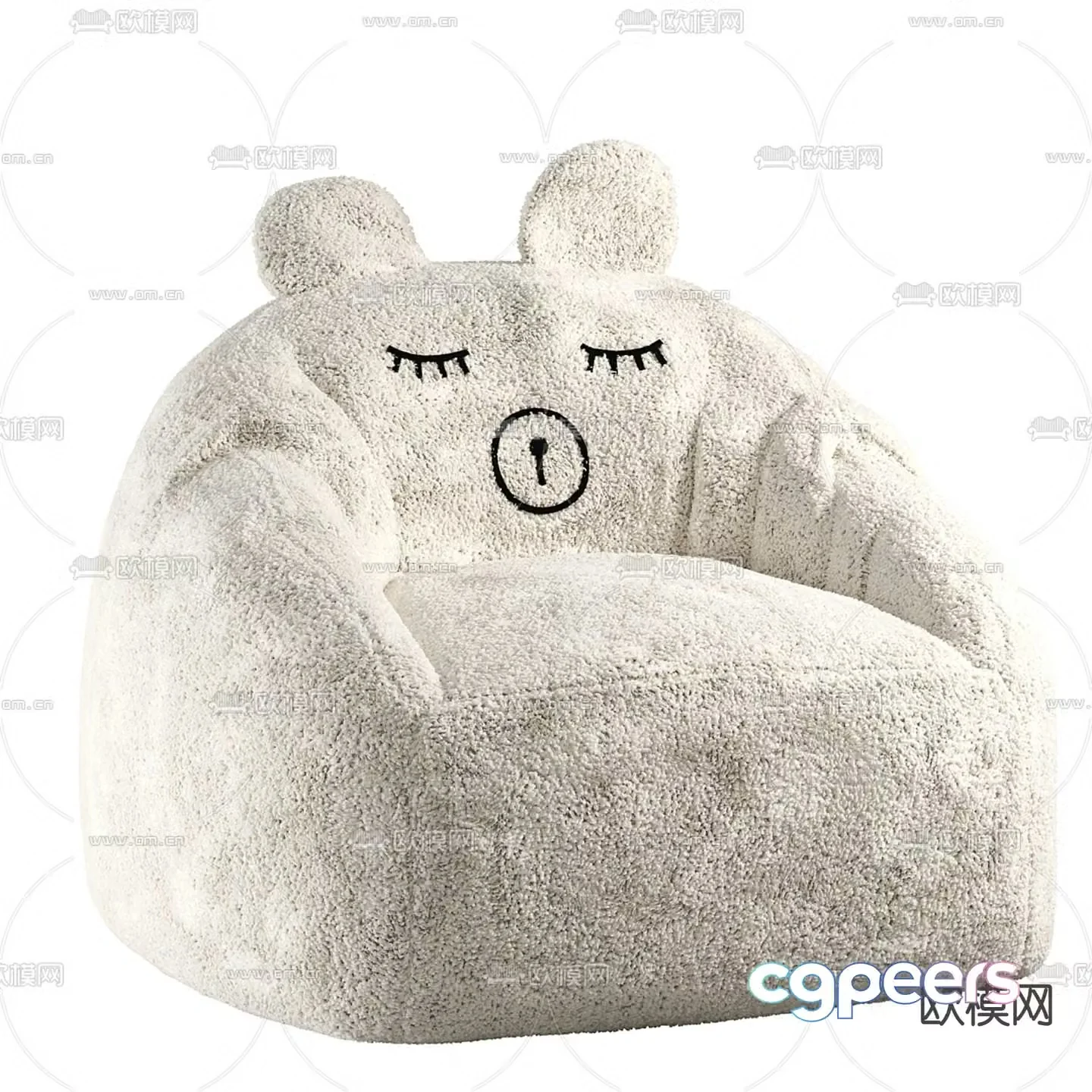 Children’s sofa beanbag sofa 3d model