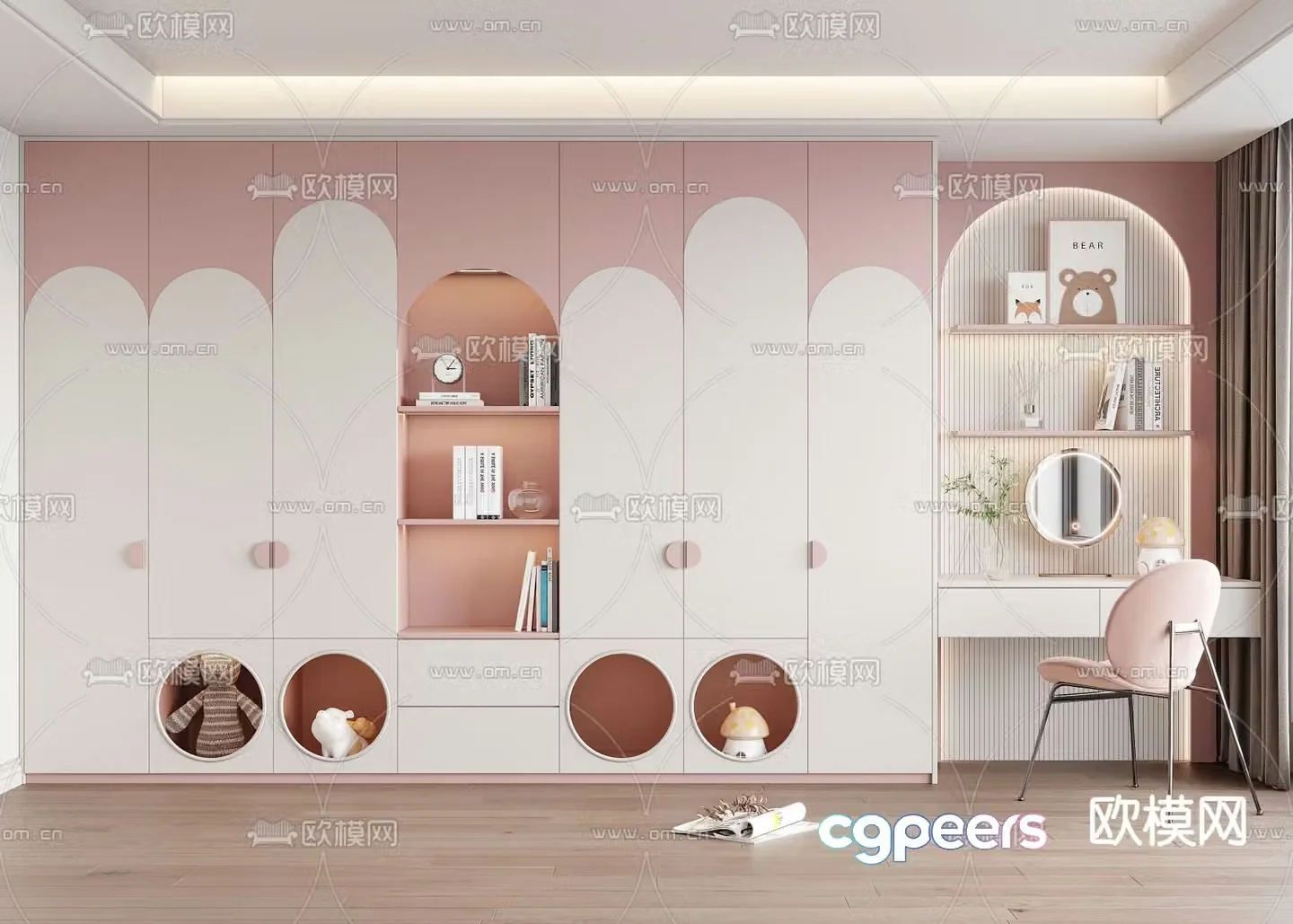 Children’s wardrobe 3d model