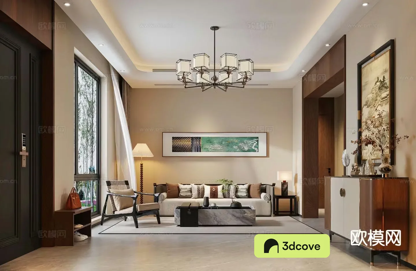 New Chinese style living room