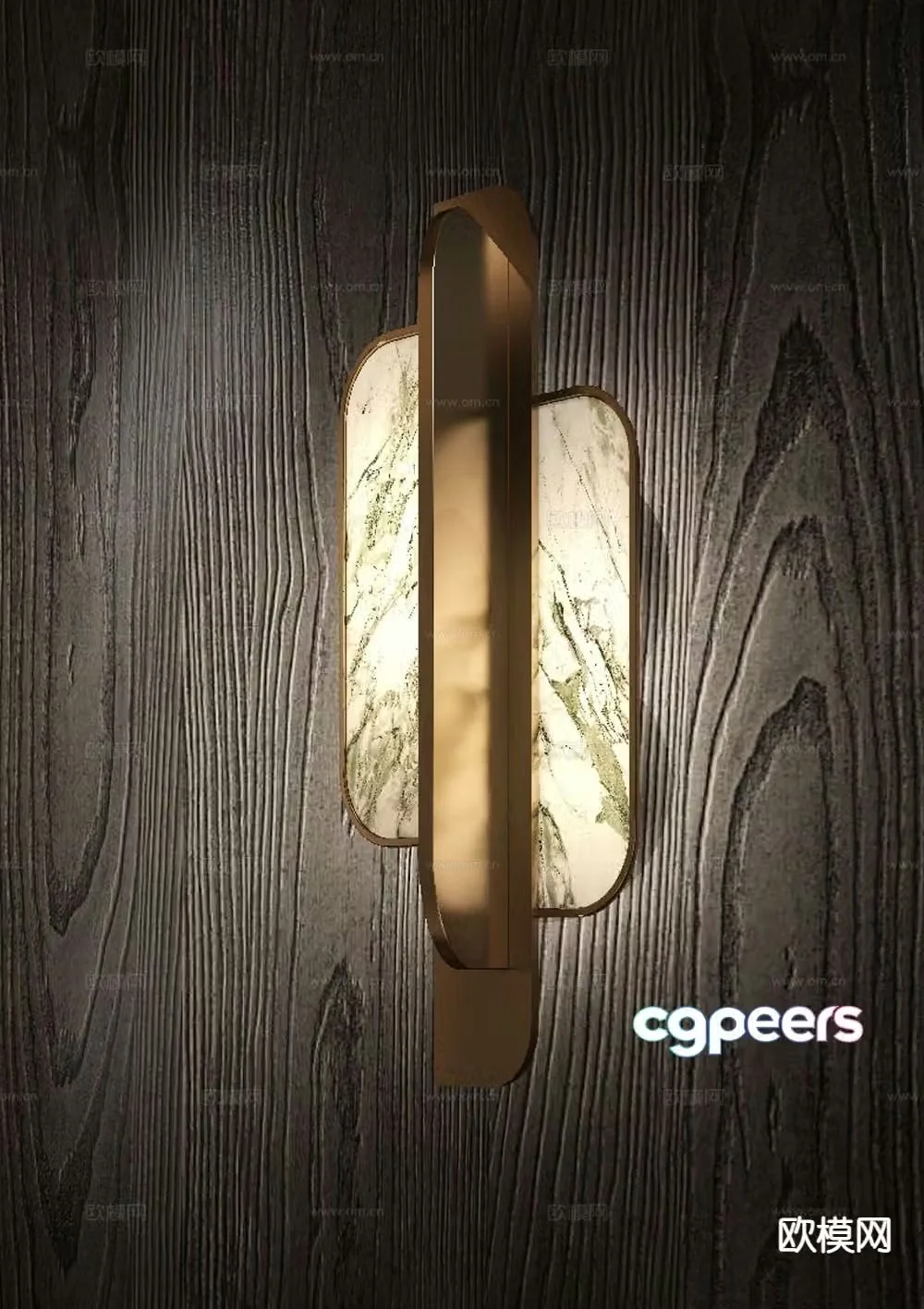 Light luxury wall lamp 3D model