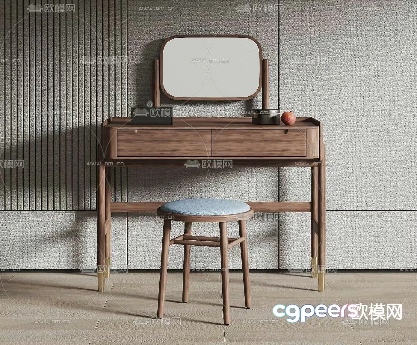 New Chinese style dresser 3d model