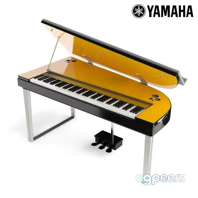 3ds Max Free – Digital Piano Yamaha Modus H01