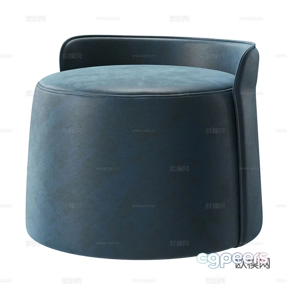 Modern Italian ULIVI Lilas stool 3d model