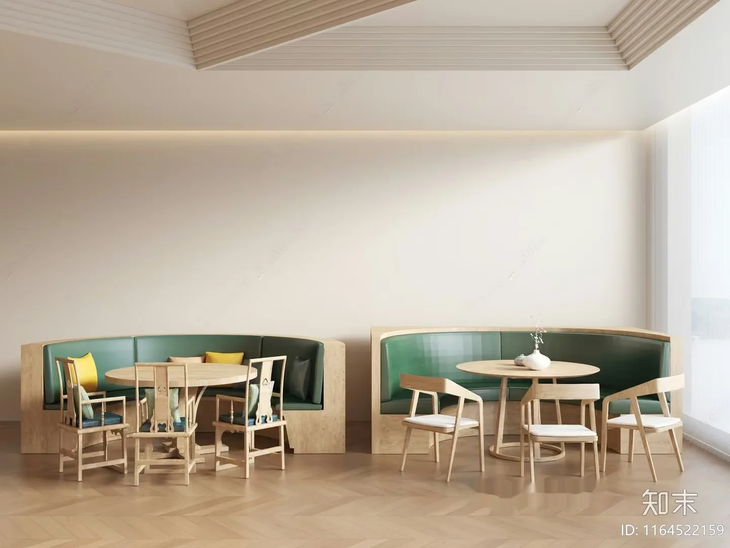 Modern Dining Room 3D Model – 17660 – VRAY Render