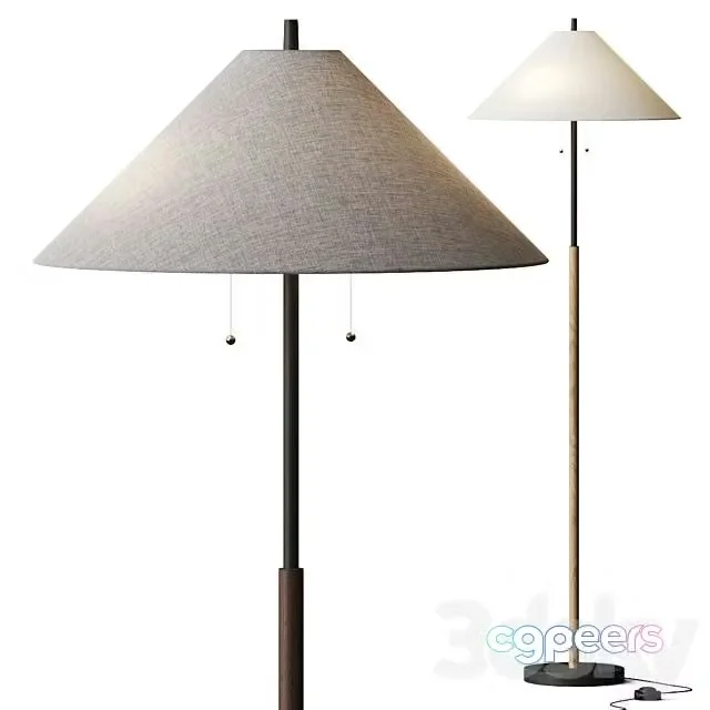 3ds Max Free – Pottery Barn Patton Floor Lamp