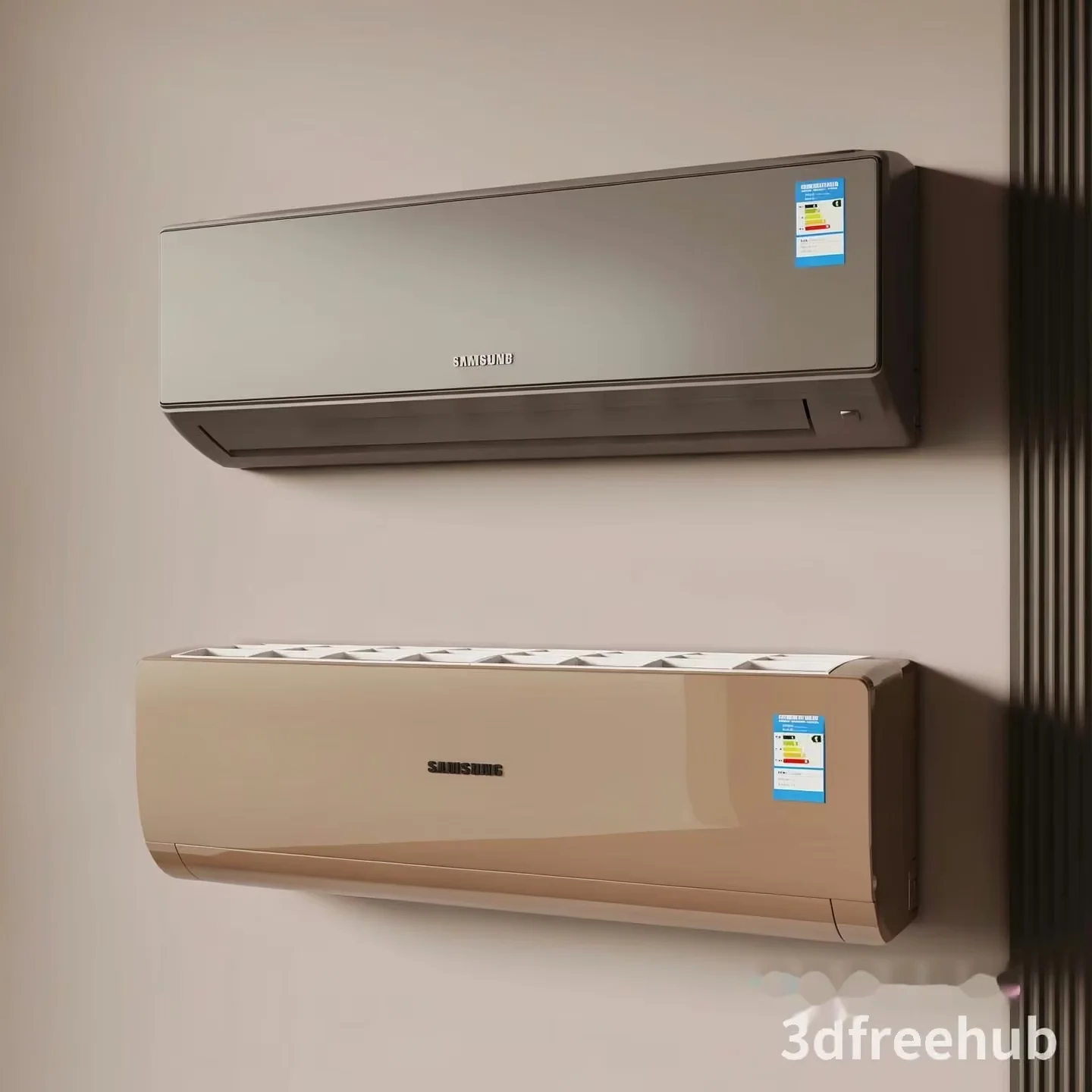 Samsung Air Conditioners 3D Model – 21809 – VRAY Render
