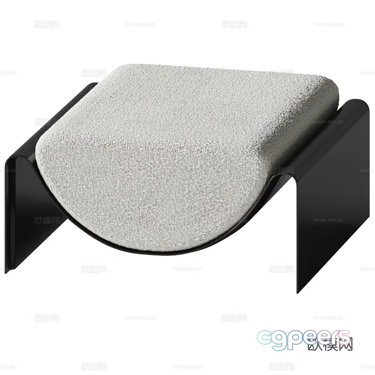Sofa stool 3d model