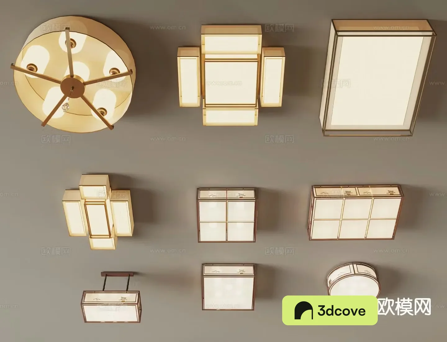 New Chinese style ceiling lamp living room lamp