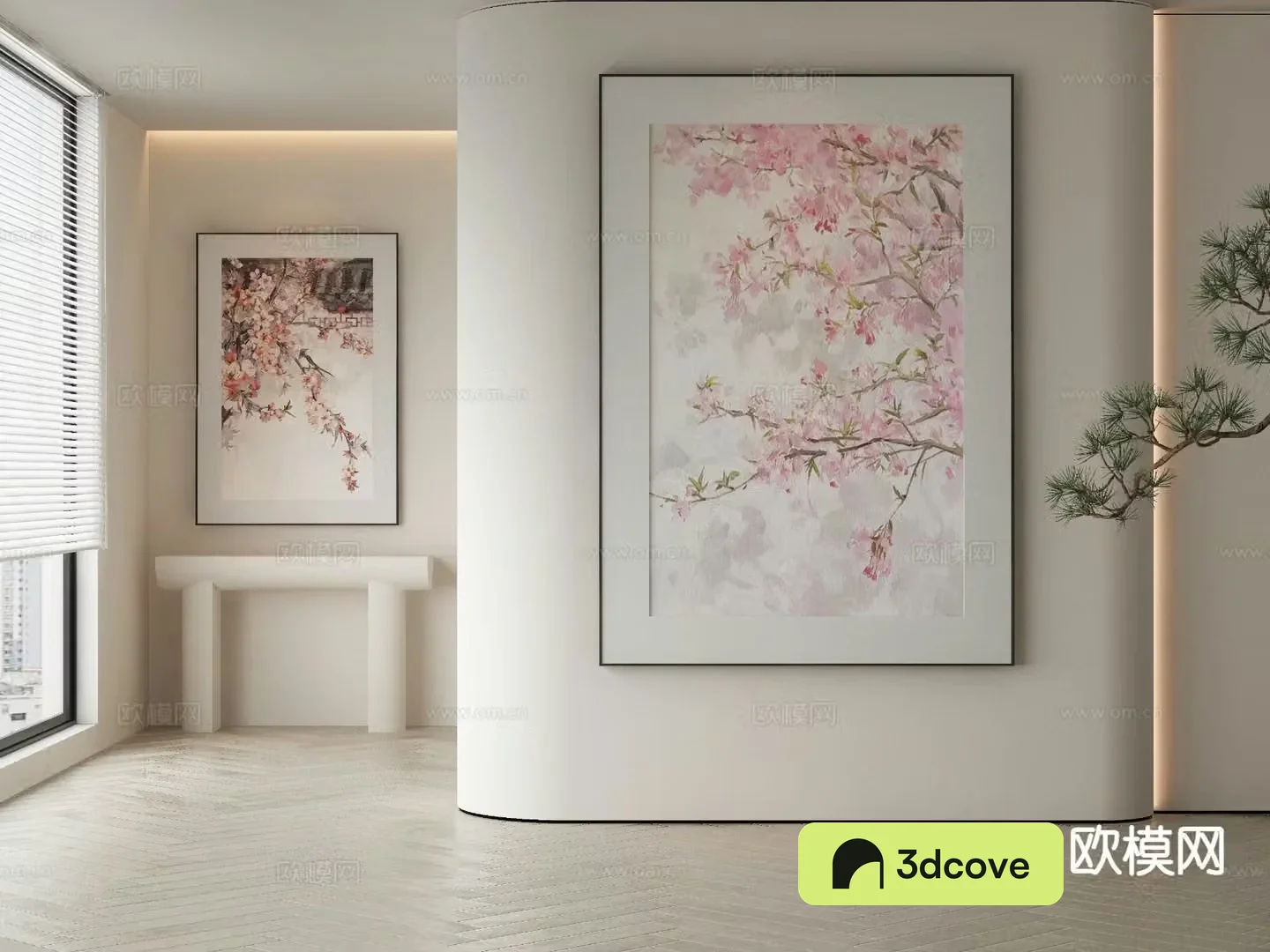 New Chinese style decorative painting plum blossom hanging painting