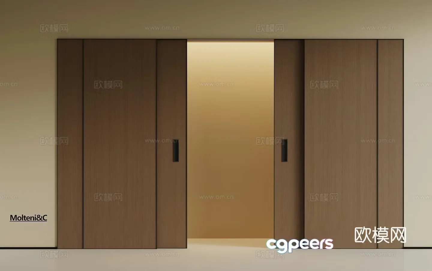 Sliding door 3D model