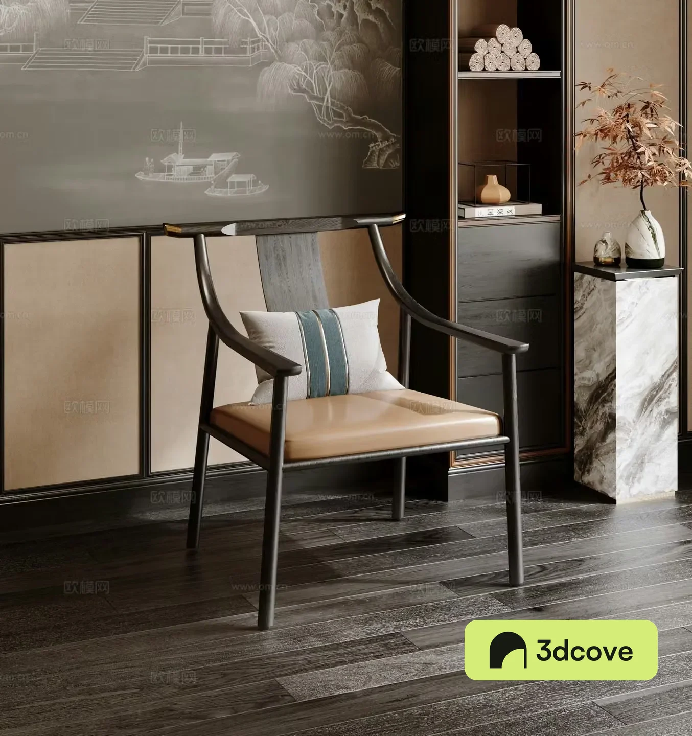 New Chinese single chair